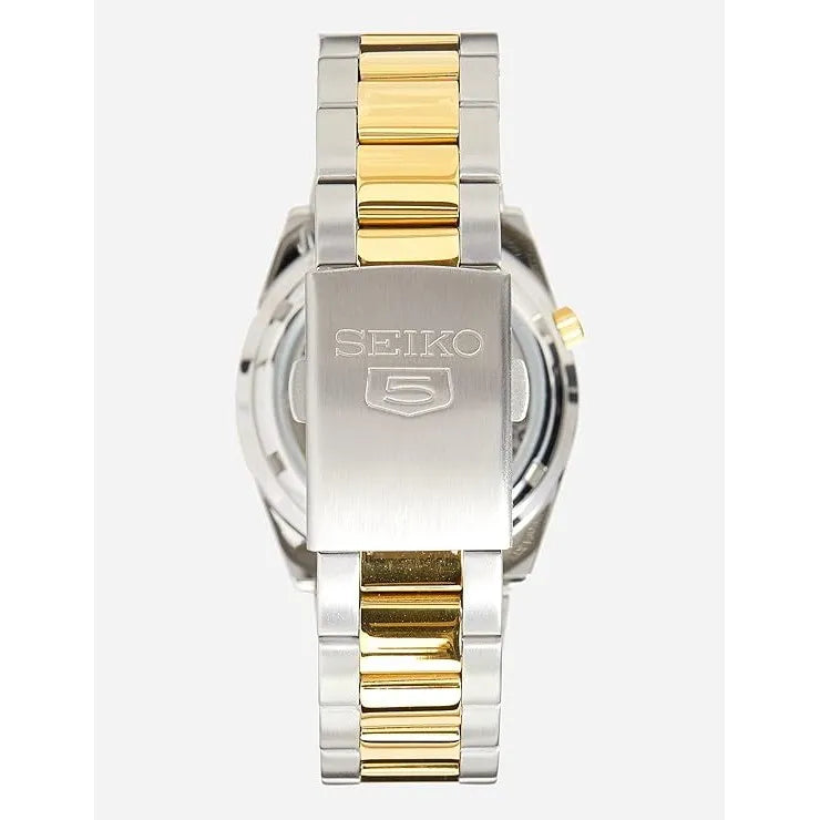 Seiko 5 SNKE04J1 White Dial Dual-Tone Stainless Steel Men's Watch