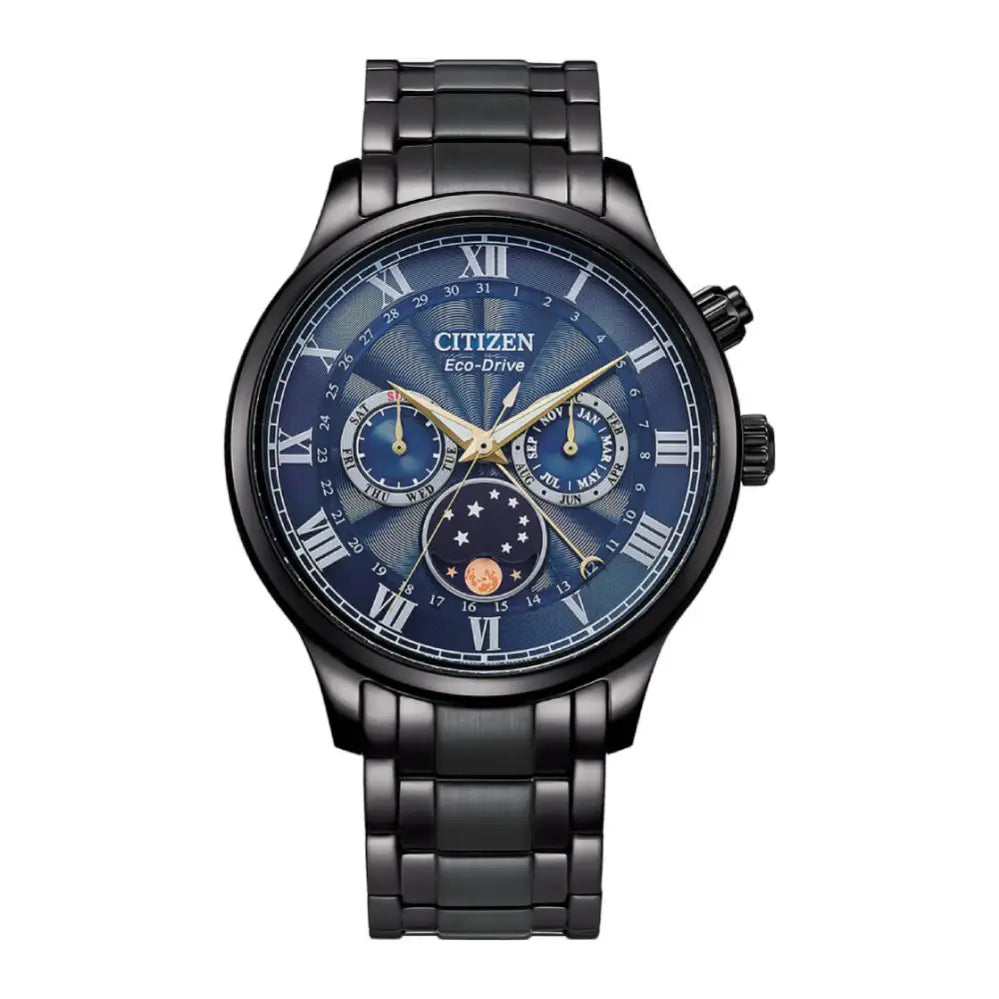 Citizen Moon Phase AP1055-87L Blue Dial 42.2mm Stainless Steel Men's Watch