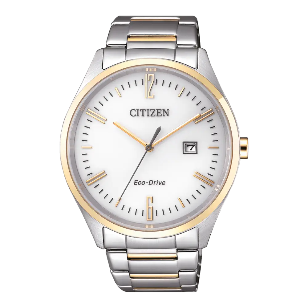 Citizen Eco-Drive BM7354-85A White Dial Two-Tone 41.5mm Stainless Steel Men's Watch