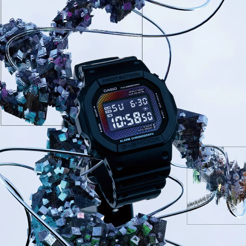 Casio G-Shock DW-5600RW-1D Black Dial Resin Men's Watch