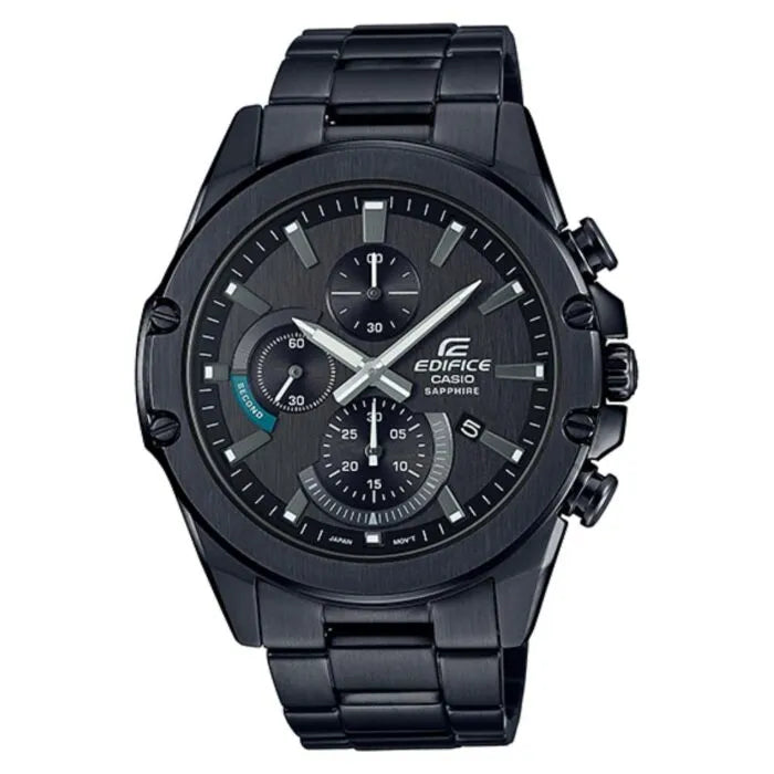 Edifice Standard Chronograph EFR-S567DC-1AVUDF Black Dial 45.6mm Stainless Steel Men's Watch