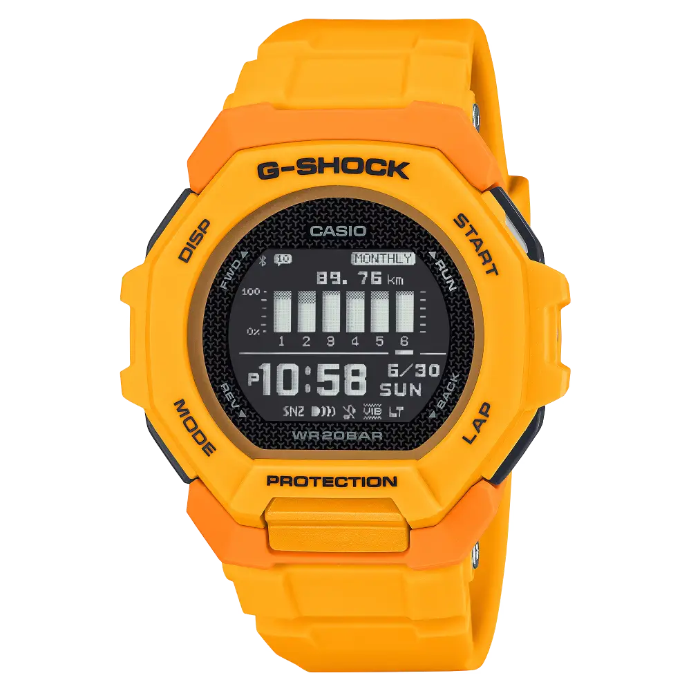 G-Shock G-Squad GBD-300-9DR Black Dial Resin Men's Watch
