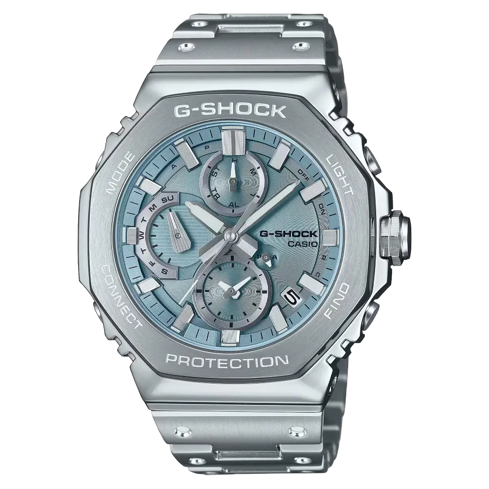 G-Shock Full Metal GMC-B2100AD-2ADR Blue Dial Stainless Steel Men's Watch