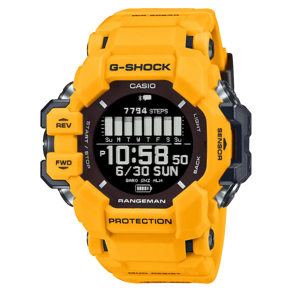 G-Shock Range GPR-H1000-9DR Black Dial Resin Men's Watch