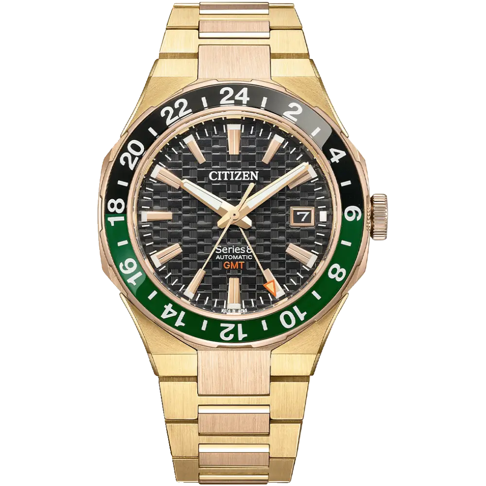 Citizen Series 8 GMT NB6033-51E Black Dial 41mm Stainless Steel Men's Watch