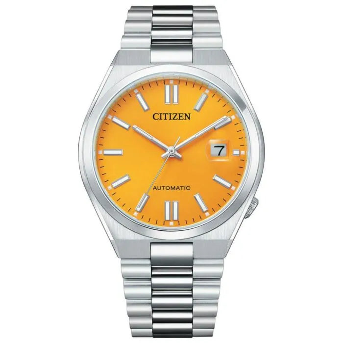 Citizen Tsuyosa NJ0150-81Z Yellow Dial 40mm Stainless Steel Men's  Watch