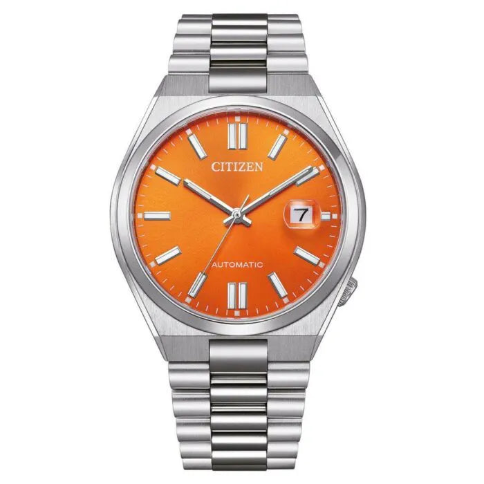 Citizen Tsuyosa NJ0151-88Z Orange Dial 40mm Stainless Steel Men's Watch