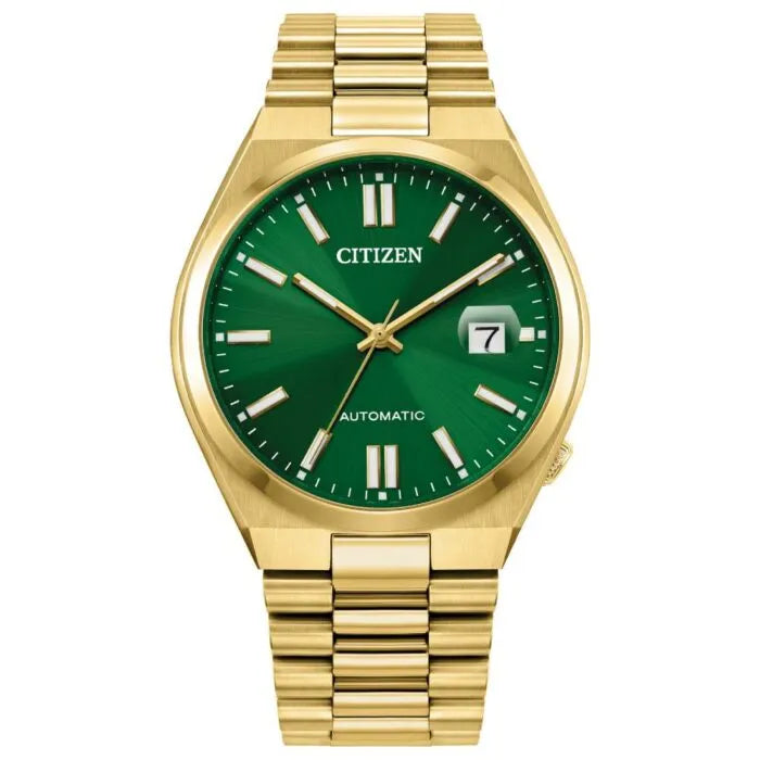 Citizen Tsuyosa NJ0152-51X Green Dial 40mm Stainless Steel Men's  Watch