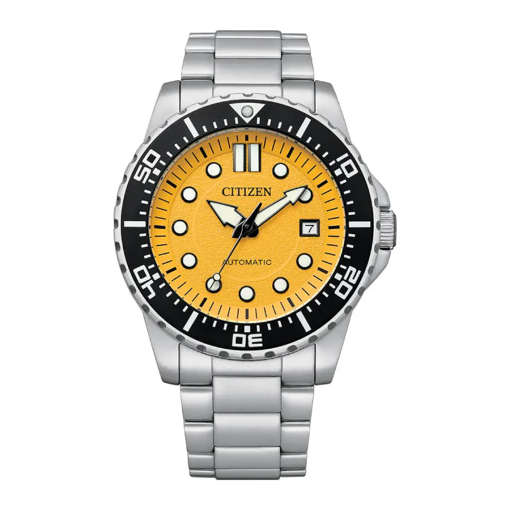 Citizen NJ0170-83Z Men's Watch – Yellow Dial, Auto Steel – MonaWatch