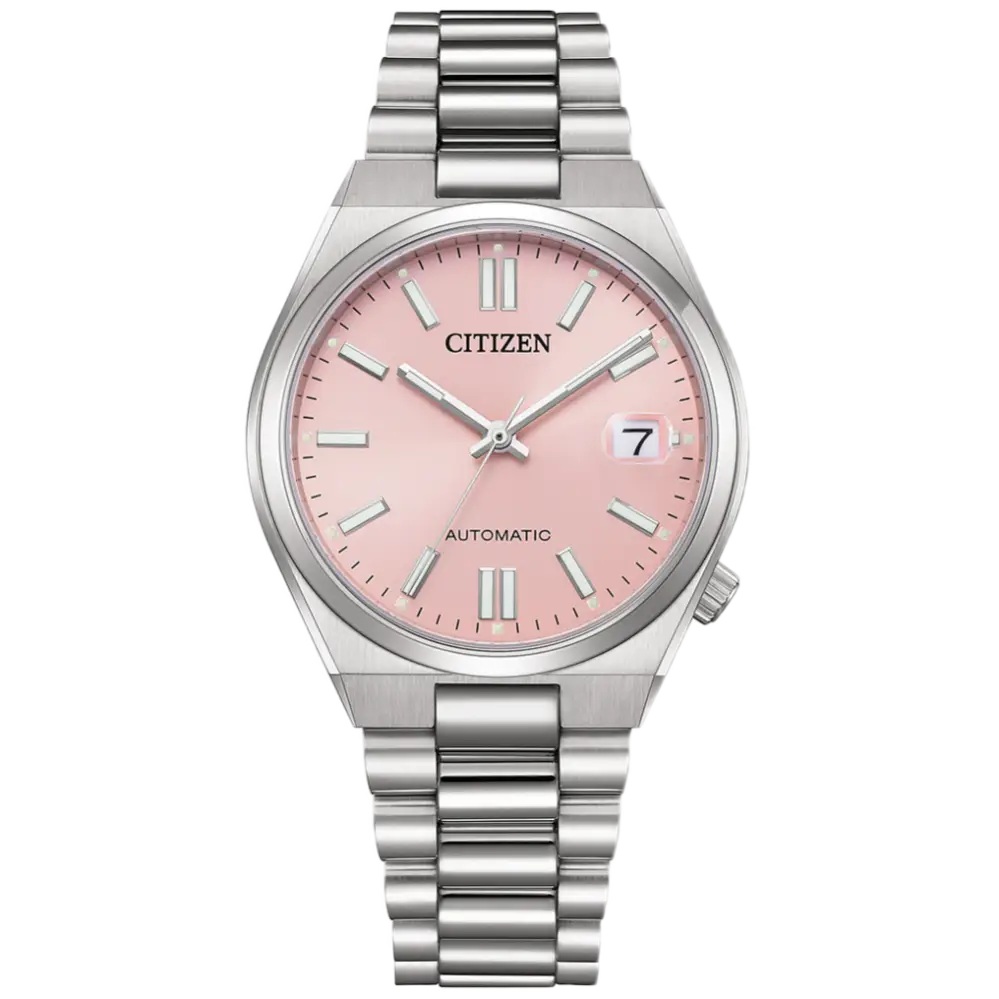 Citizen Tsuyosa NJ0200-50Z Pink Dial 37mm Stainless Steel Women's Watch