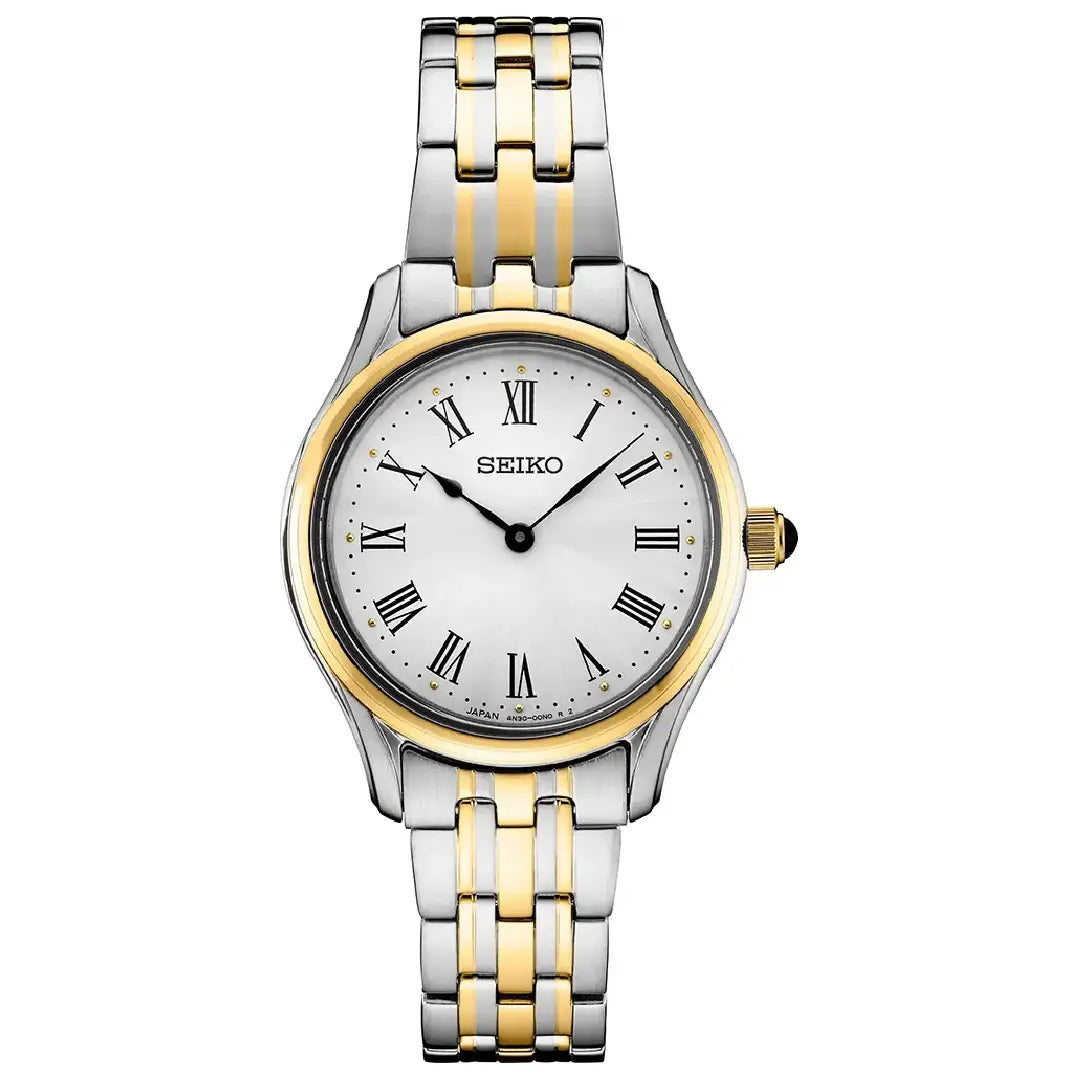 Seiko Essentials Classic SWR070 Silver Dial 29.0mm Stainless Steel Women's Watch