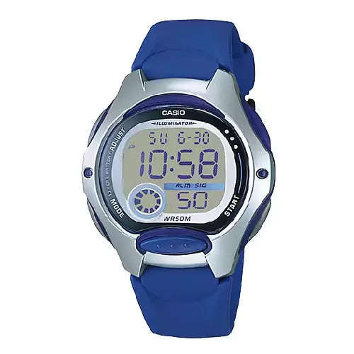 Casio Collection LW-200-2AVDF Digital Blue Dial Resin Strap Women's Watch