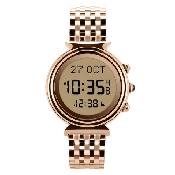 Al Fajr Classic Lady WF-14RS  Digital Dial Stainless Steel Women Watch