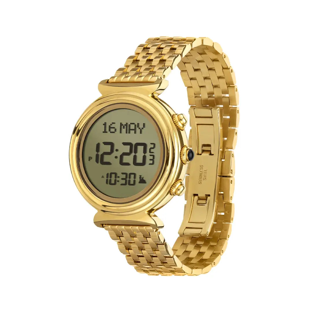 Al Fajr Classic Lady WF-14S Digital Dial Stainless Steel Women's Watch