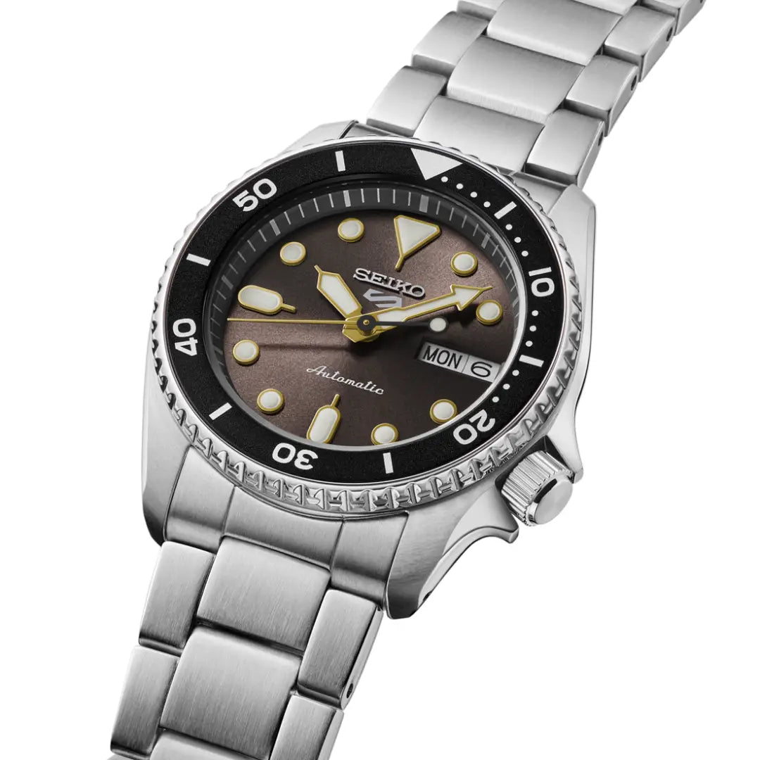 Seiko 5 Sports SRPL79 Automatic Diver "SKX Mid-Size" Grey Dial 38mm Stainless Steel Men's Watch