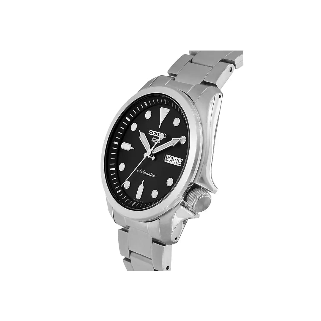 Seiko 5 Sports SRPE55 Automatic "DressKX" Black Dial 40mm Stainless Steel Men's Watch