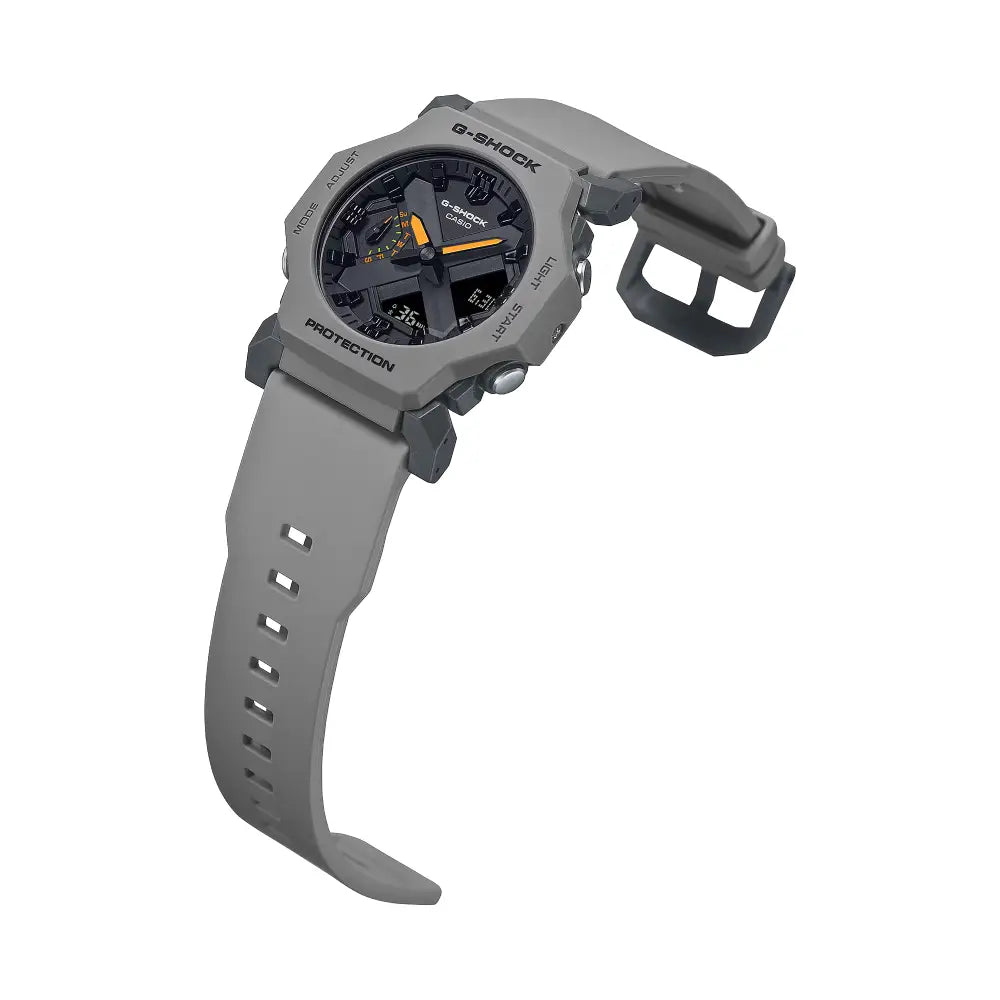 Casio G Shock GA-2300-8A Analog-Digital Gray Dial Resin Strap Men's Watch