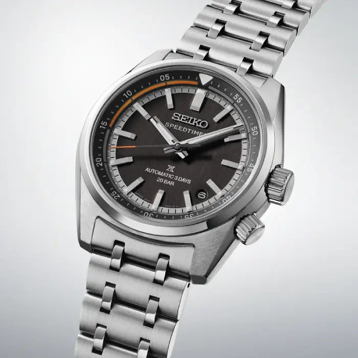 Seiko Prospex SPB515J1 Speedtimer Automatic Black Dial 39.5mm Stainless Steel Men's Watch