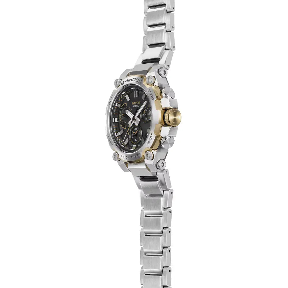 Casio G Shock MTG-B3000D-1A9 Analog Tough Solar Multi-Band 6 Bluetooth Black Dial 50.9mm Stainless Steel Men's Watch