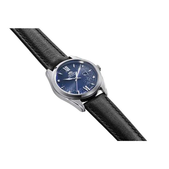 Orient Contemporary RA-WG0605L Solar Quartz Navy Blue Dial 32.1mm Leather Strap Women's Watch