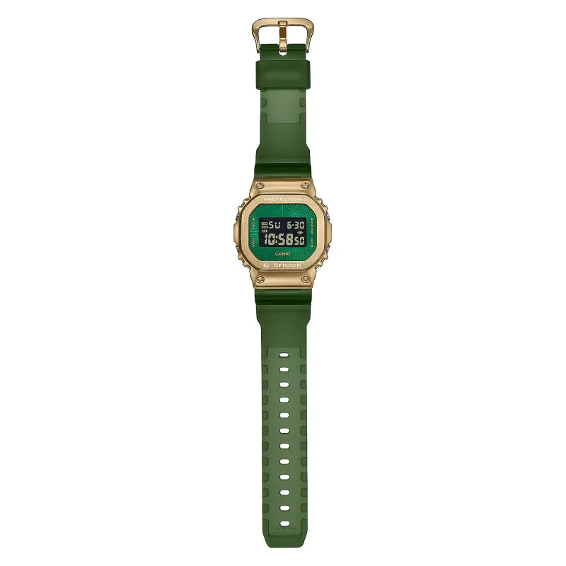 G-Shock Digital GM-5600CL-3DR Green Dial Stainless Steel Men's Watch