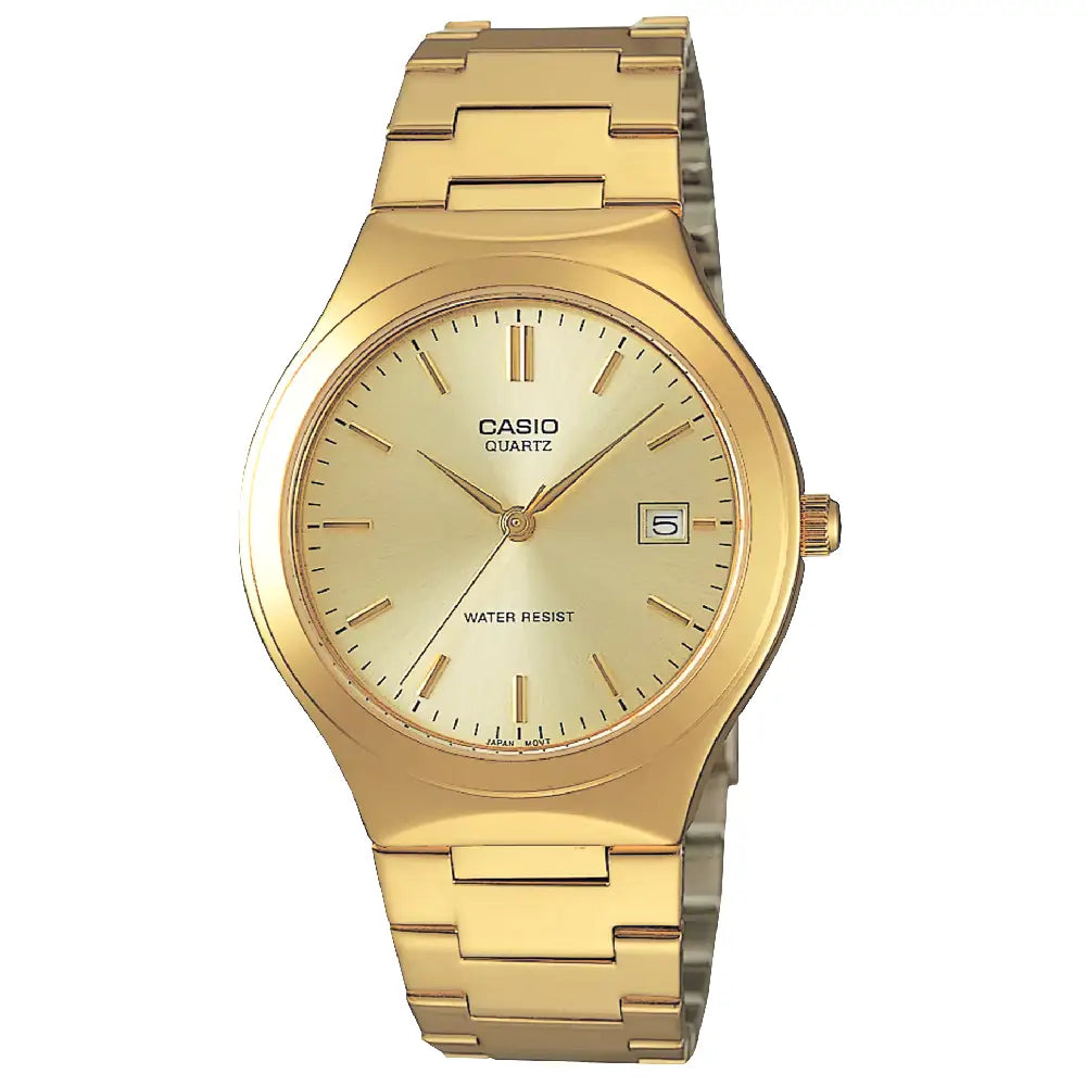 Casio Classic Analog MTP-1170N-9A Gold Dial Stainless Steel Men's Watch