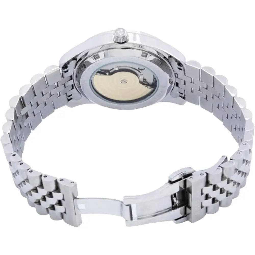 Tristar Classic Automatic BA23WMSSM03 Silver Day-Date Arabic Dial Stainless Steel Men's Watch