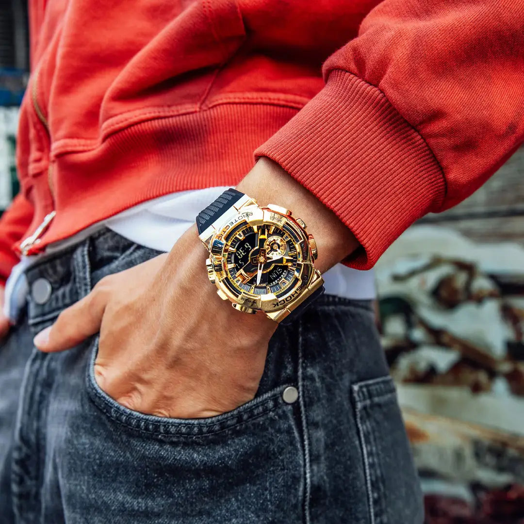 G-Shock Metal Collection GM-110G-1A9DR Gold Dial Stainless Steel Men's Watch
