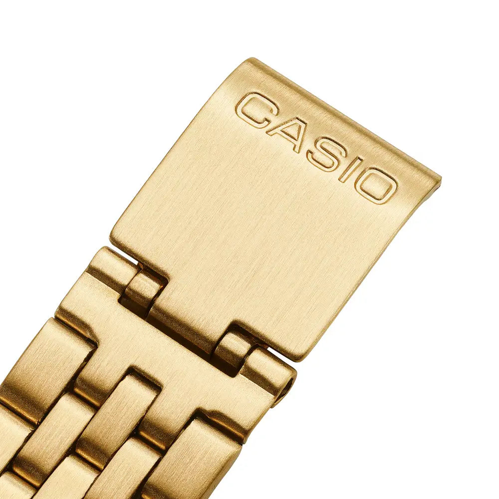 Casio Vintage Digital LA680WGA-9DF Gold Dial Stainless Steel Women's Watch
