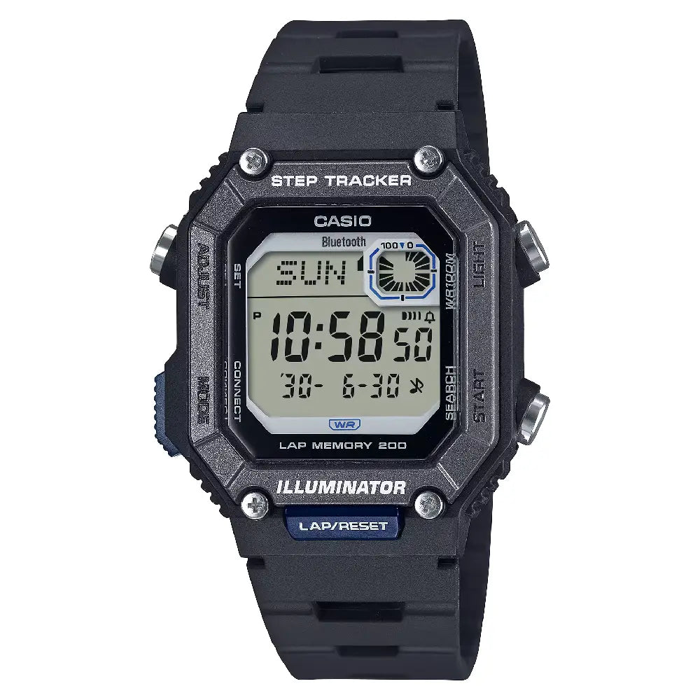 Casio Sports Digital WS-B1000-1AVDF Black Display Dial Resin Strap Men's Watch