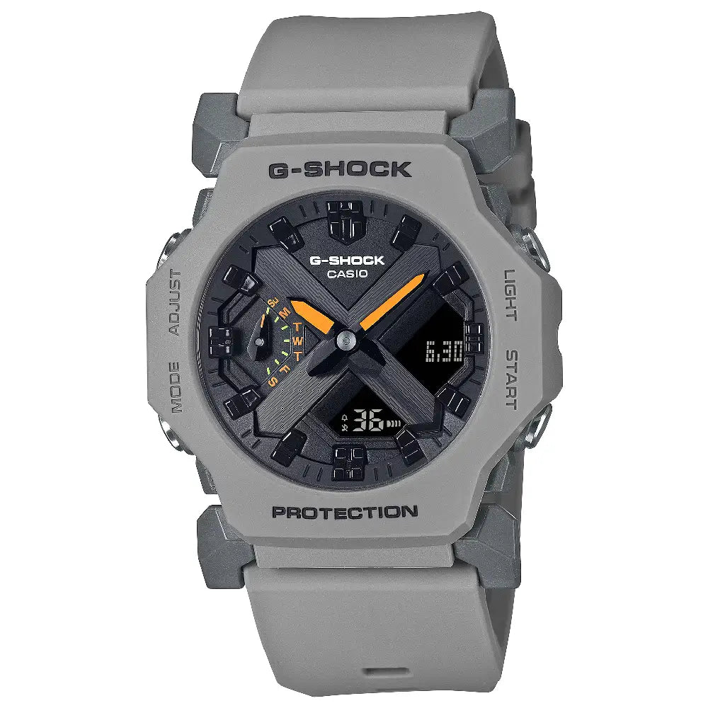 Casio G Shock GA-2300-8A Analog-Digital Gray Dial Resin Strap Men's Watch