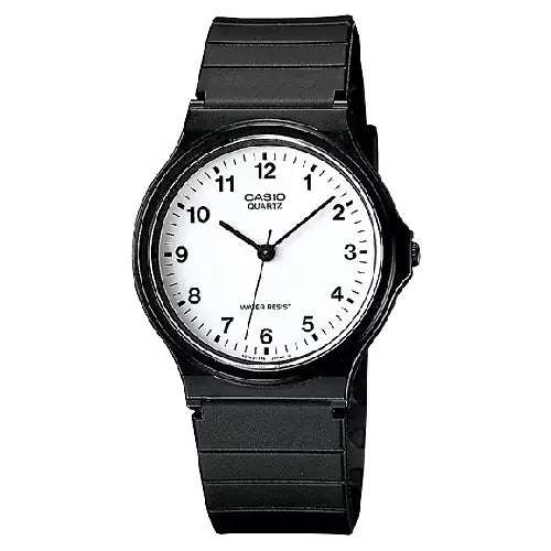 Casio Collection Analog MQ-24-7BLDF White Dial Resin Strap Unisex Watch