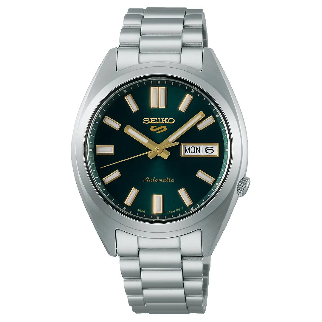 Seiko 5 Sports SRPL57 Automatic "SNXS Re-Interpretation" Green Dial 37.4mm Stainless Steel Men's Watch
