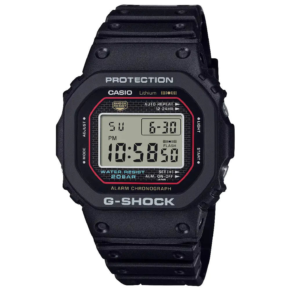 時計 CASIO G-SHOCK DW-5000R-1AJR ORIGIN Casio G-Shock The Origin Digital DW-5000R-1A Black Digital Dial