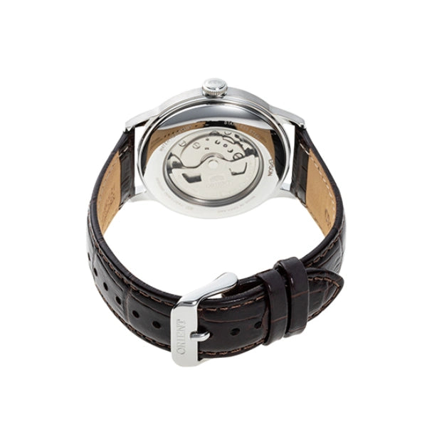 Orient  Bambino Version 8 RA-AK0702Y30B Champagne Dial 40.5mm Leather Strap Men's Watch