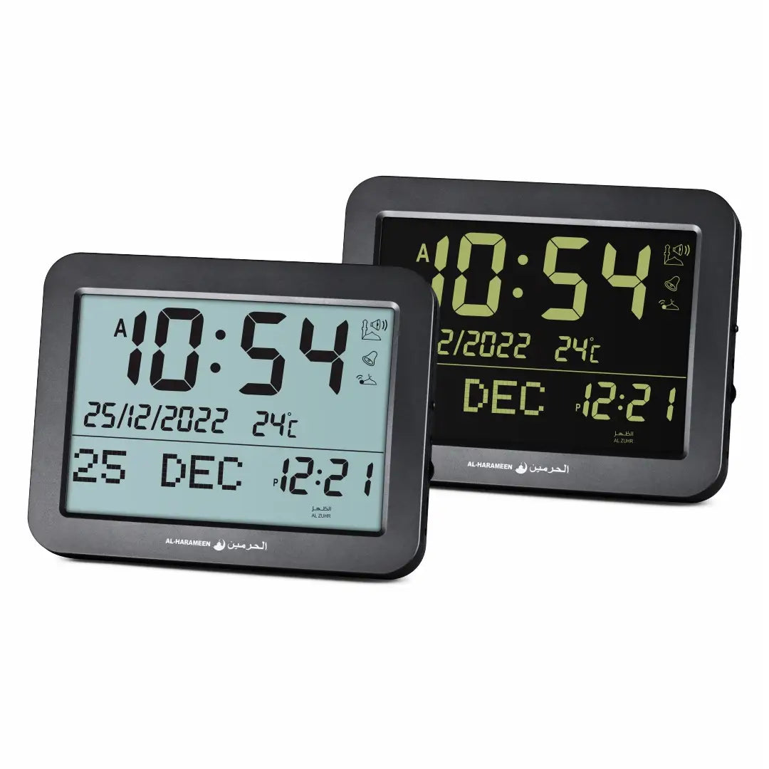 AL HARAMEEN HA-7021 Digital Azan Table Clock Digital Display