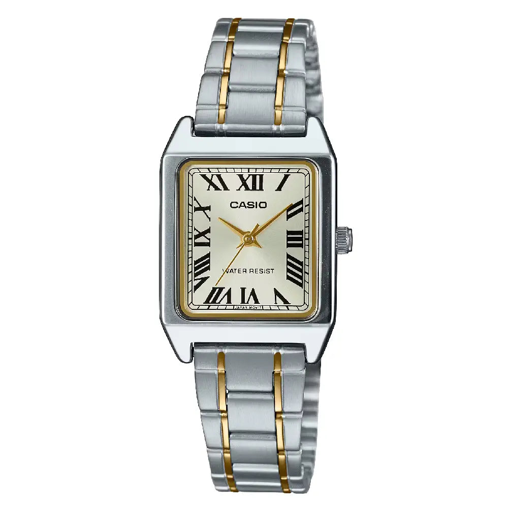 Casio Classic Analog LTP-V007SG-9B Gold Dial Stainless Steel Women's Watch