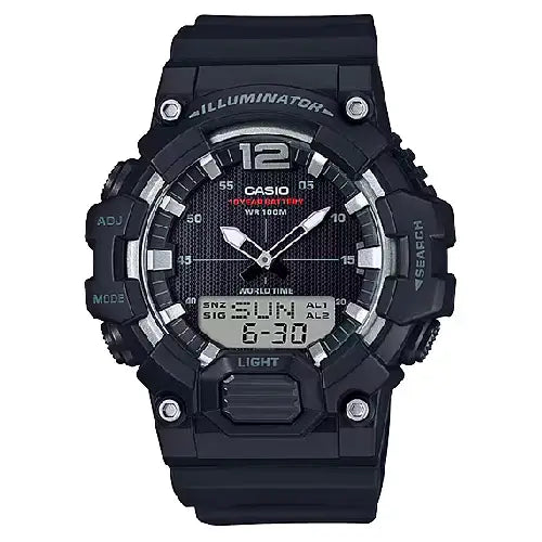 Casio Youth HDC-700-1AVDF Ana-Digi Black Dial Resin Strap Men's Watch