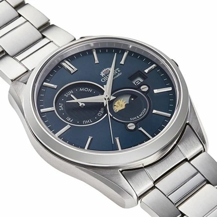 Orient RA-AK0308L00C Mechanical Sun & Moon Automatic 41.5mm  Stainless Steel Men's Watch
