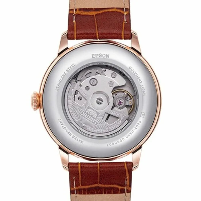 Orient RA-AK0801S Mechanical Classic 41.5mm Leather Strap Men's Watch