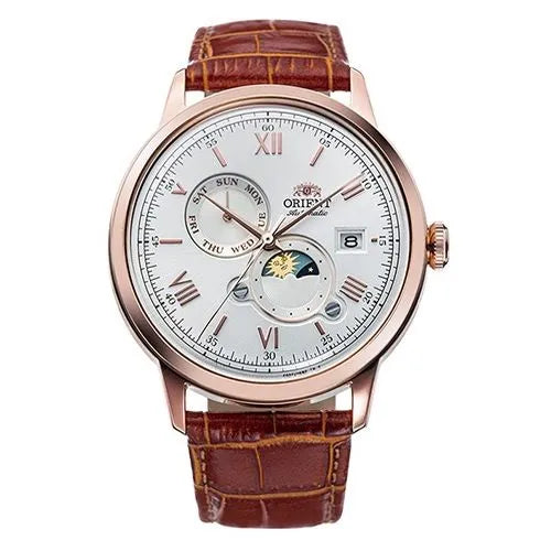 Orient RA-AK0801S Mechanical Classic 41.5mm Leather Strap Men's Watch