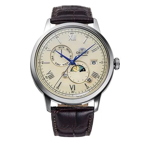Orient RA-AK0803Y Mechanical Classic 41.5mm Leather Strap Men's Watch