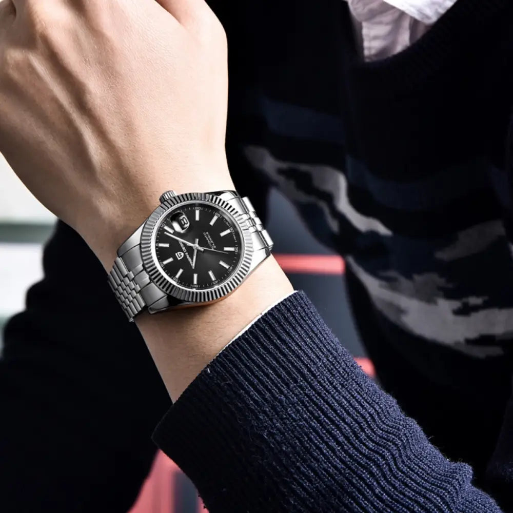 Pagani Design PD1645 -Black Dial Automatic Stainless Steel Men's Watch