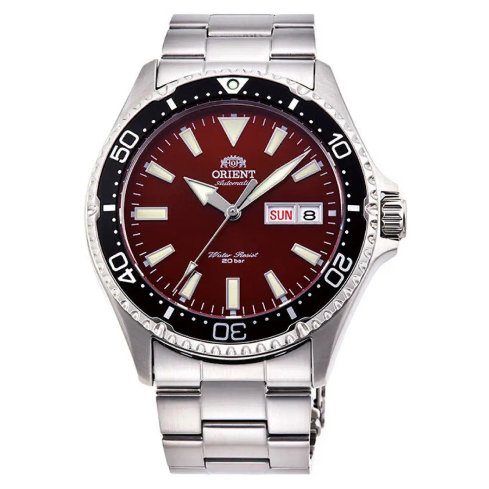 Orient Kamasu Automatic RA-AA0003R39B Red Dial 41.8mm Stainless Steel Men's Watch