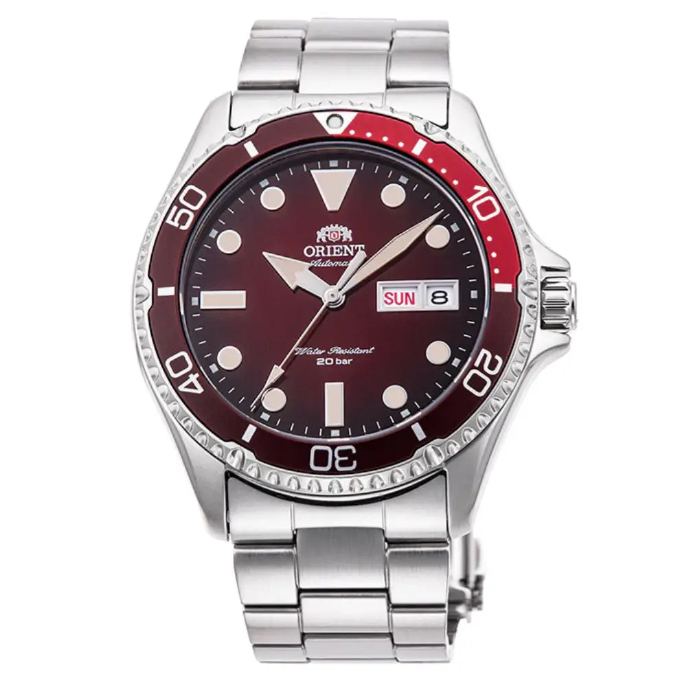 Orient Kamasu Automatic RA-AA0814R19B Red Dial 41.8mm  Stainless Steel Men's Watch