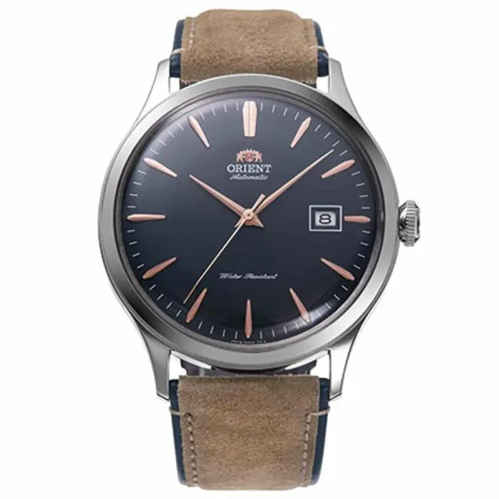 Orient RA-AC0P02L Bambino Automatic 42mm Leather Strap Men's Watch