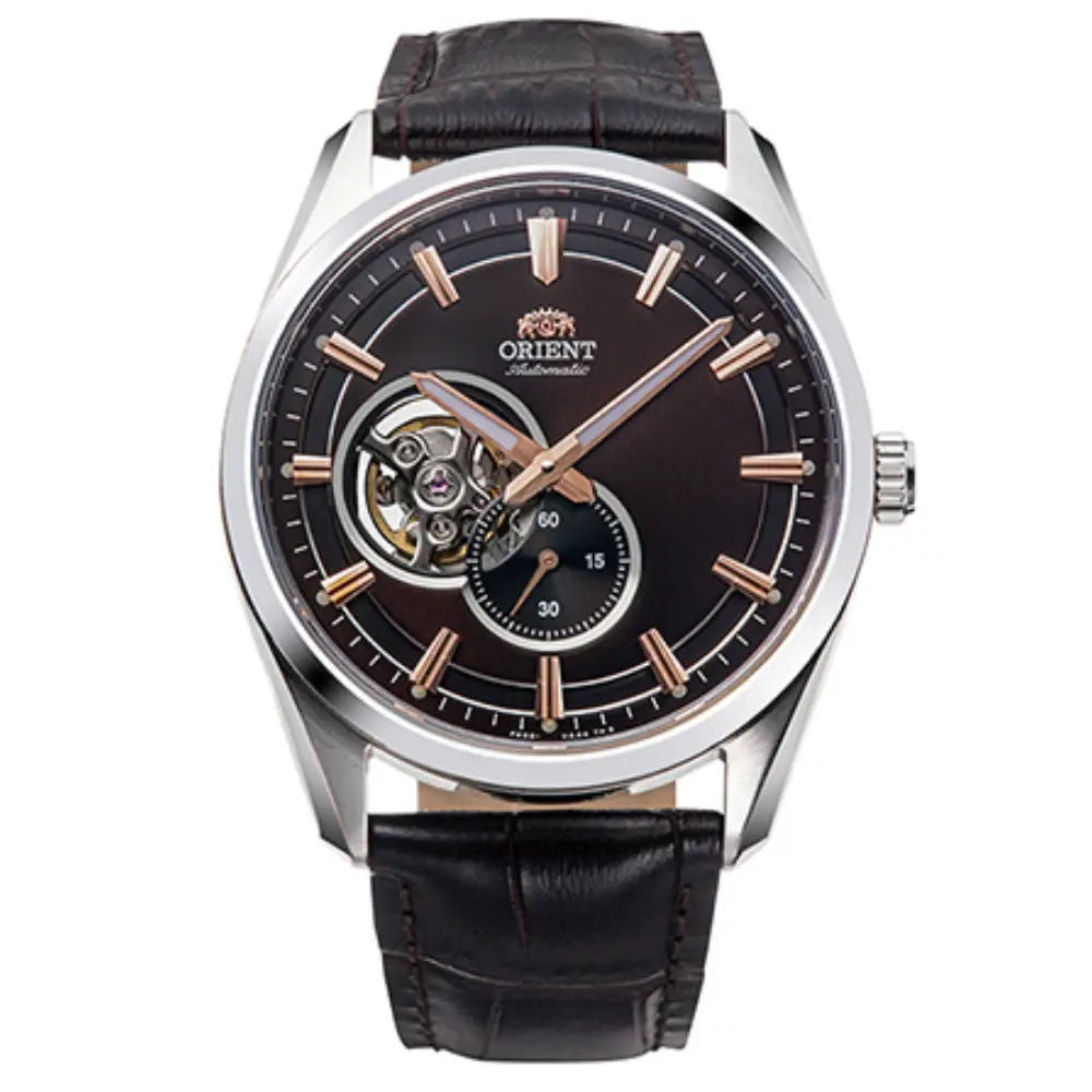 Orient Contemporary Automatic RA-AR0005Y30B Brown Dial 40.8mm Leather Strap Men's Watch