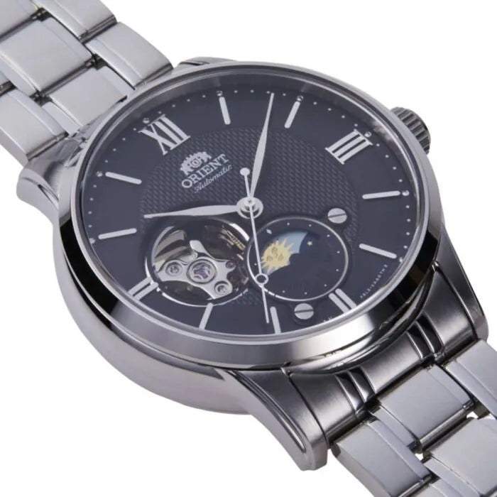 Orient RA-AS0008B Automatic Sun & Moon 42mm Stainless Steel Men's Watch