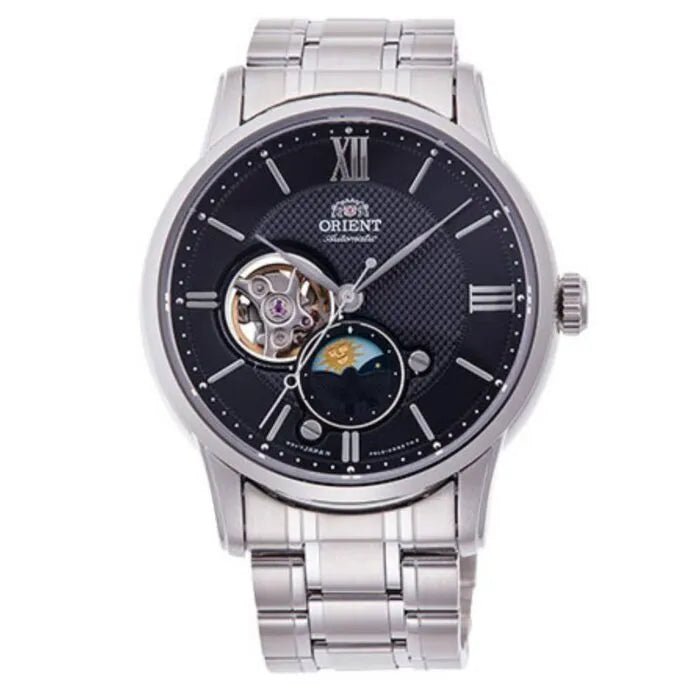 Orient RA-AS0008B Automatic Sun & Moon 42mm Stainless Steel Men's Watch