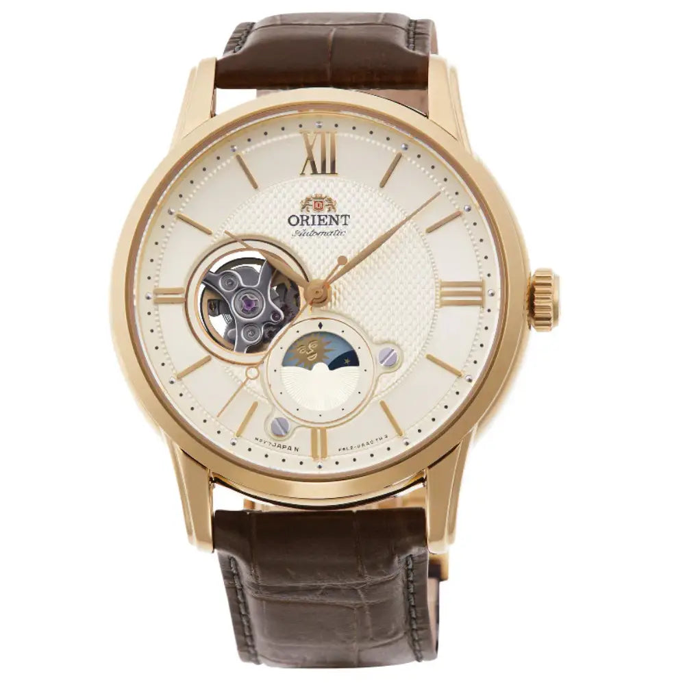 Orient Classic Automatic RA-AS0010S30B White Dial 42mm Leather Strap Men's Watch